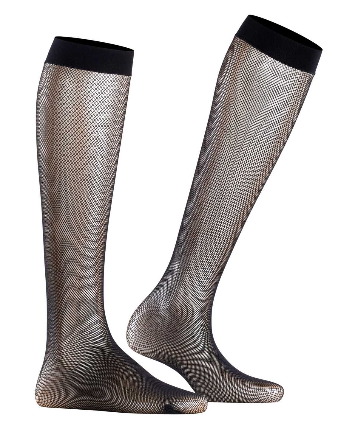 Calzini Donna Falke Net Knee-high Socks Nere | QPYW13694