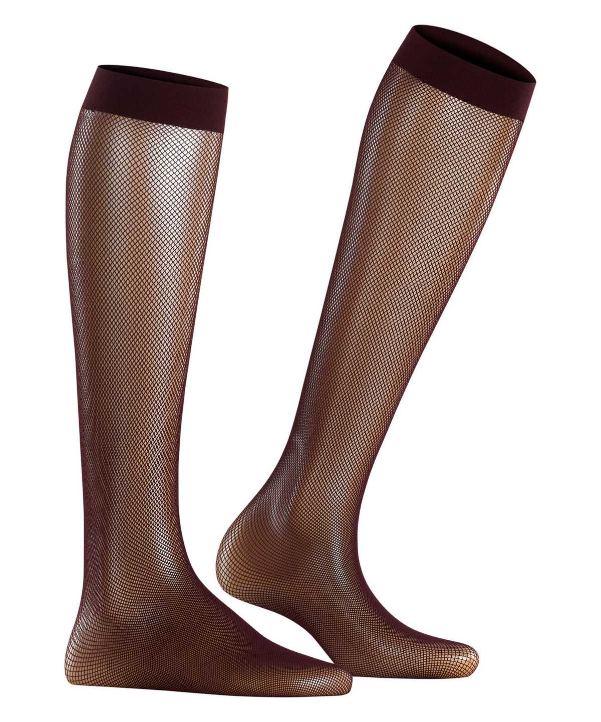 Calzini Donna Falke Net Knee-high Socks Rosse | LIZB85364