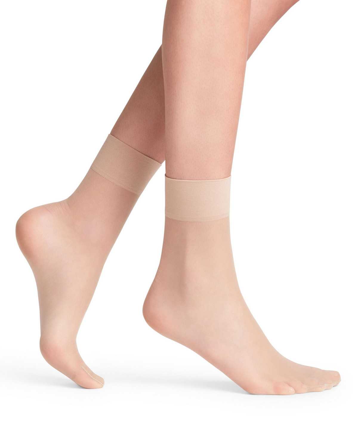 Calzini Donna Falke Pure Matt 20 DEN Ankle socks Beige | NKBQ40295