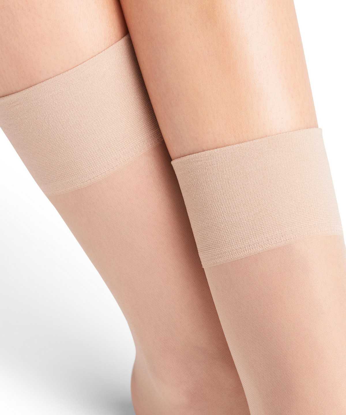 Calzini Donna Falke Pure Matt 20 DEN Ankle socks Beige | NKBQ40295