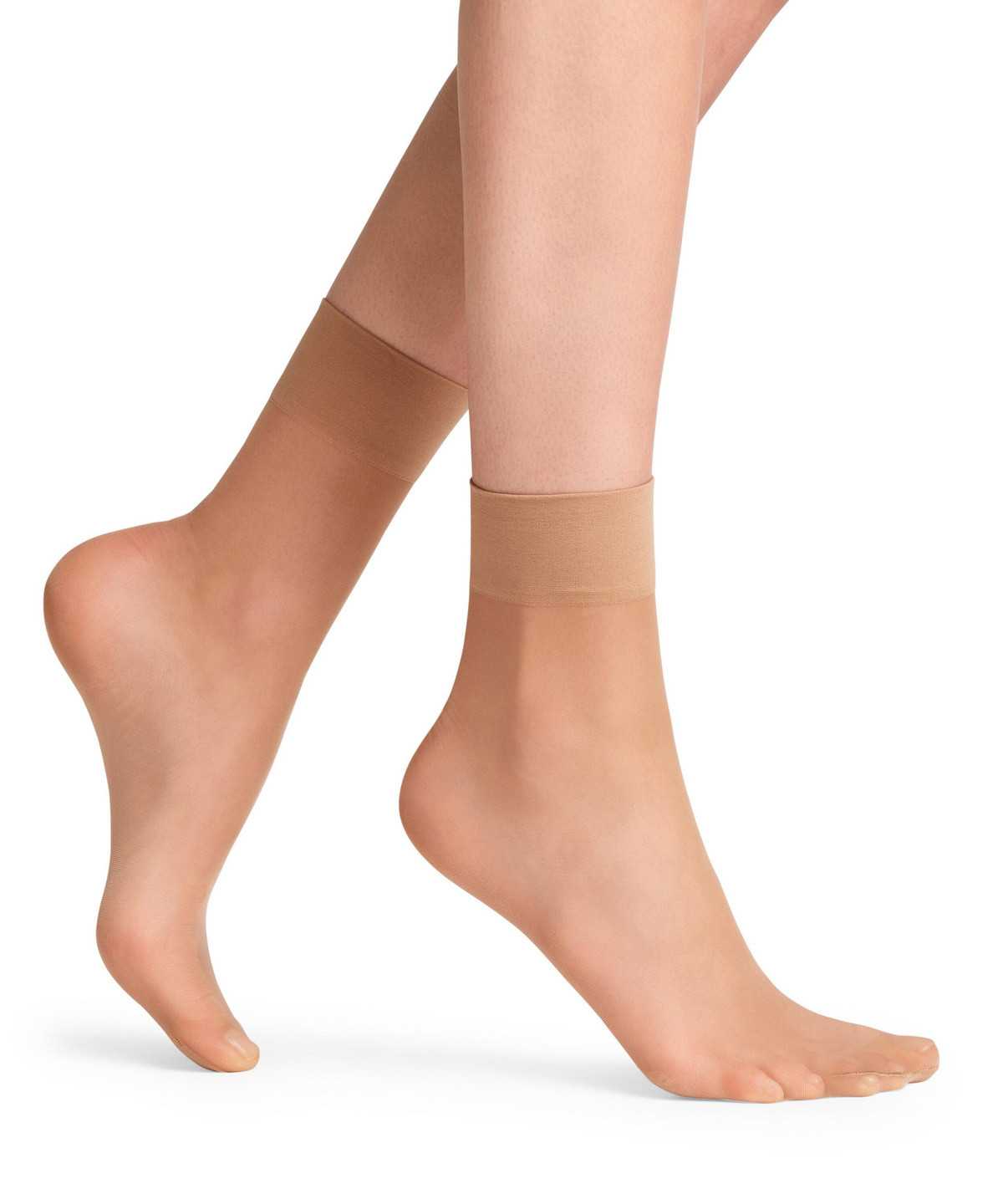 Calzini Donna Falke Pure Matt 20 DEN Ankle socks Beige | VMDJ48095