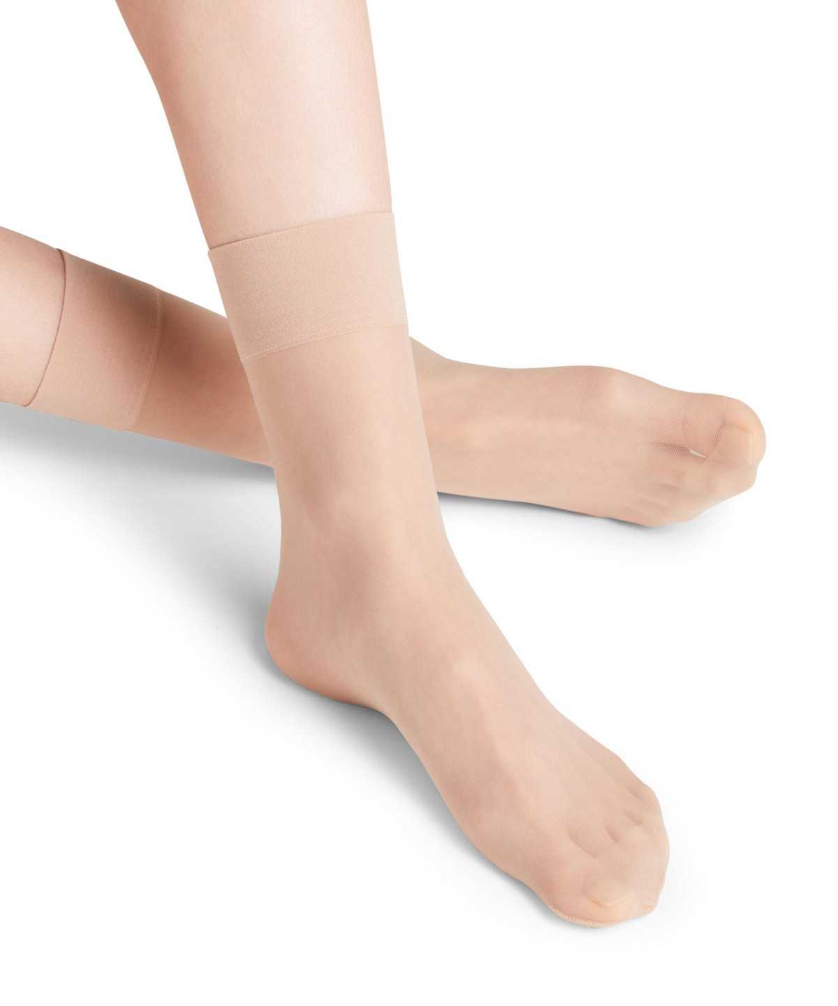 Calzini Donna Falke Pure Matt 20 DEN Ankle socks Marroni | PEXJ40178