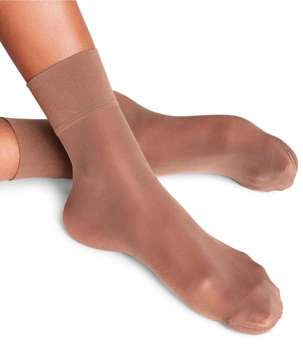 Calzini Donna Falke Pure Matt 20 DEN Ankle socks Marroni | OGPS87493