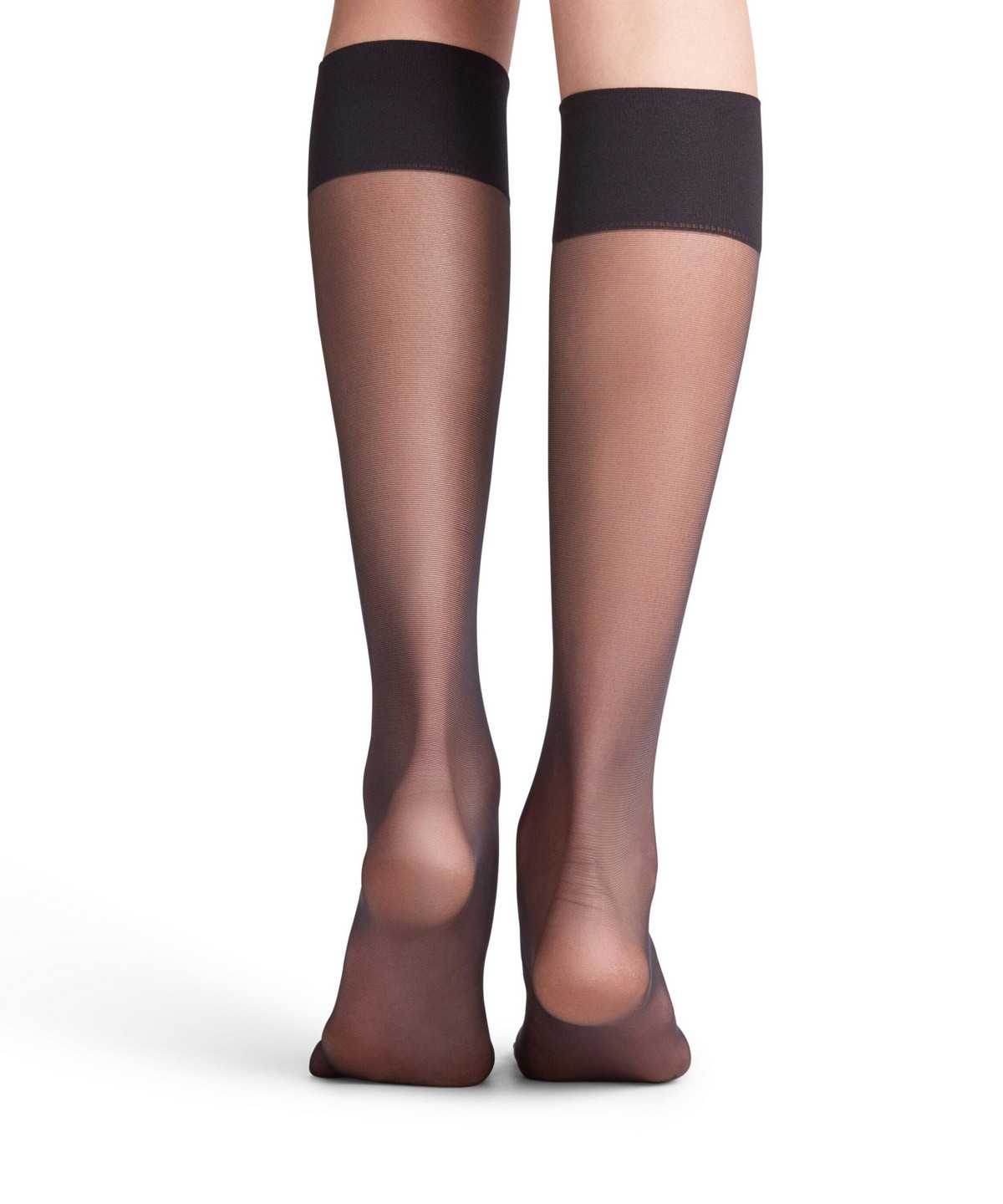 Calzini Donna Falke Pure Matt 20 DEN Knee-high Socks Nere | ZGHV53670