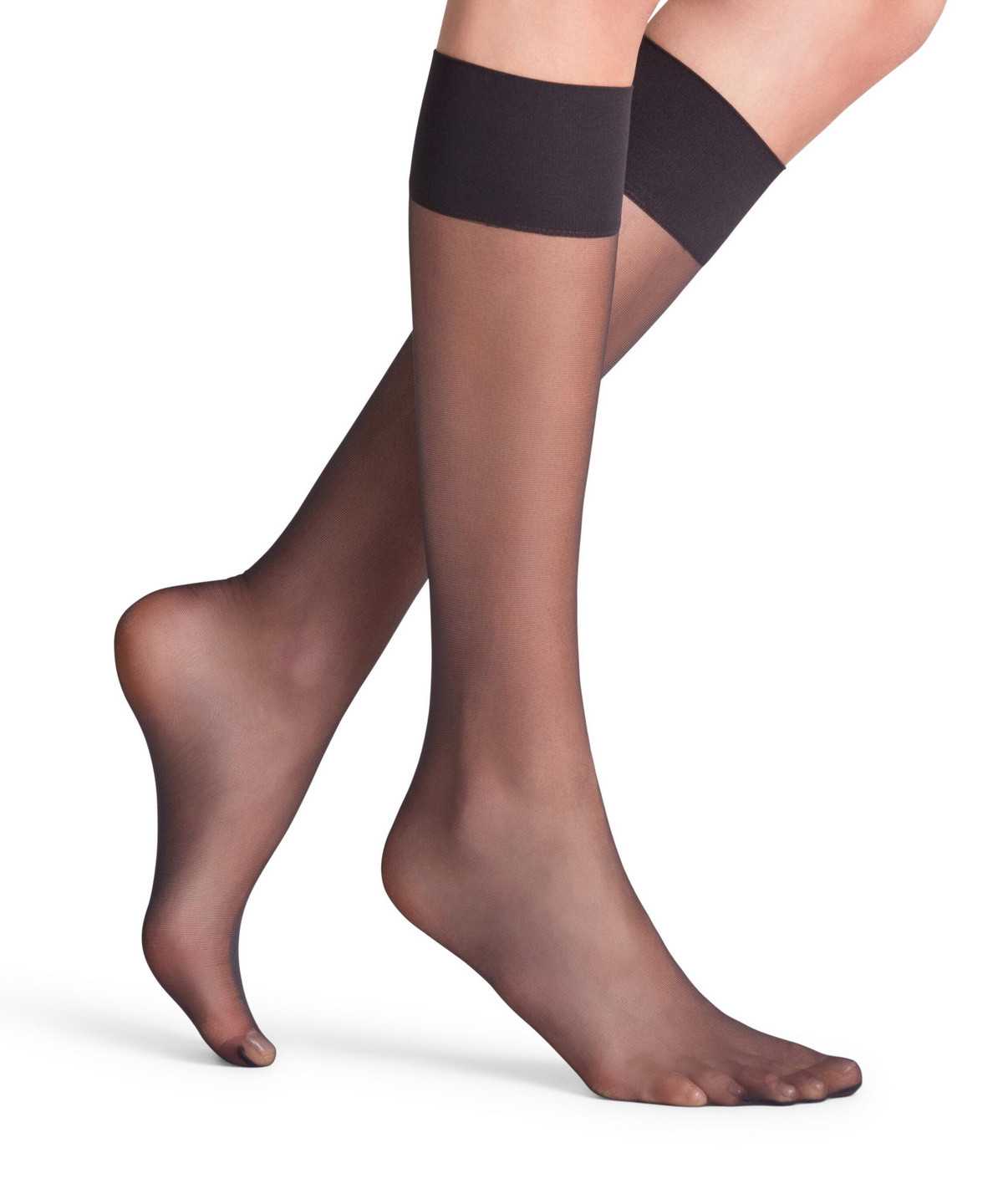 Calzini Donna Falke Pure Matt 20 DEN Knee-high Socks Nere | ZGHV53670