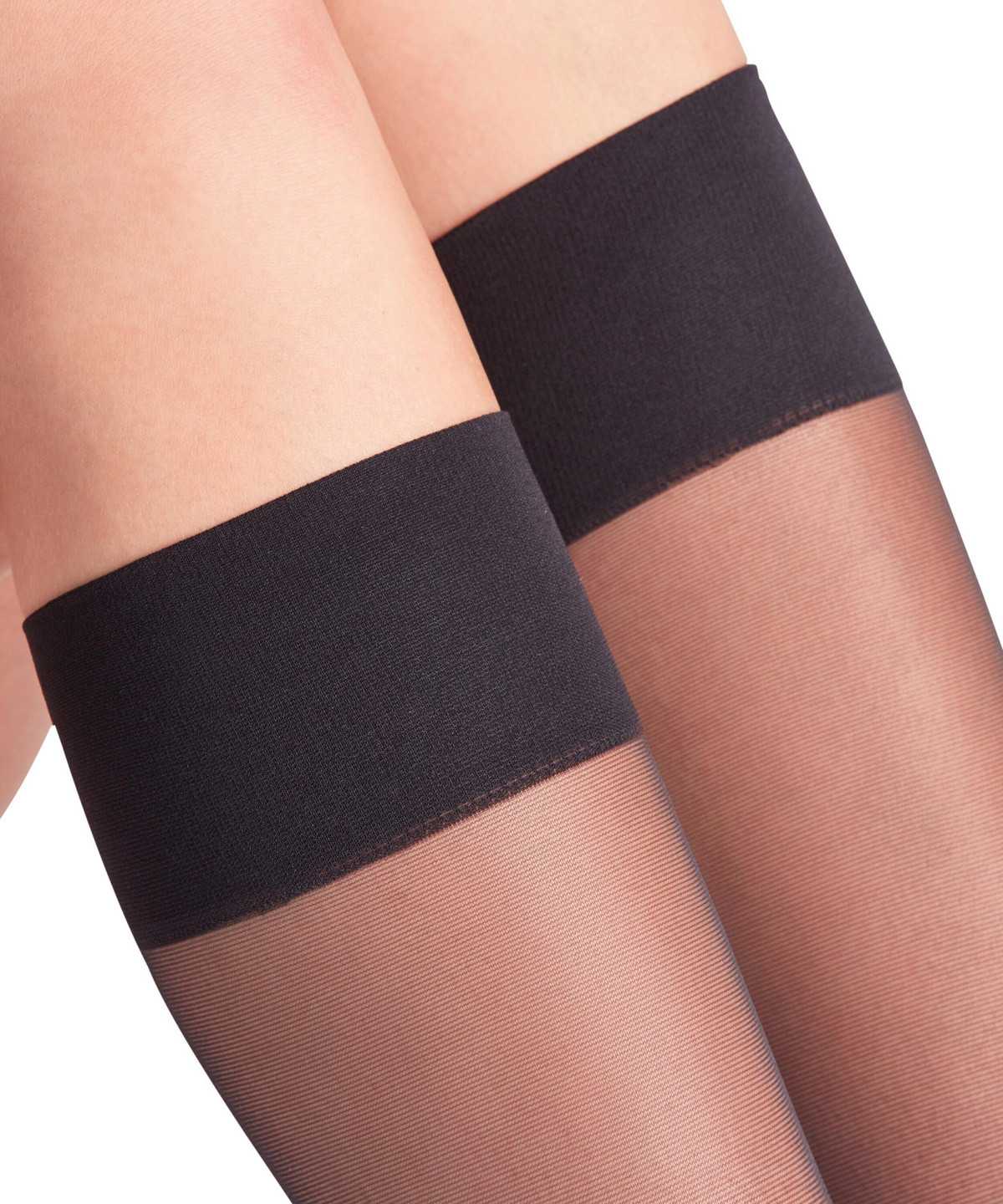 Calzini Donna Falke Pure Matt 20 DEN Knee-high Socks Nere | ZGHV53670