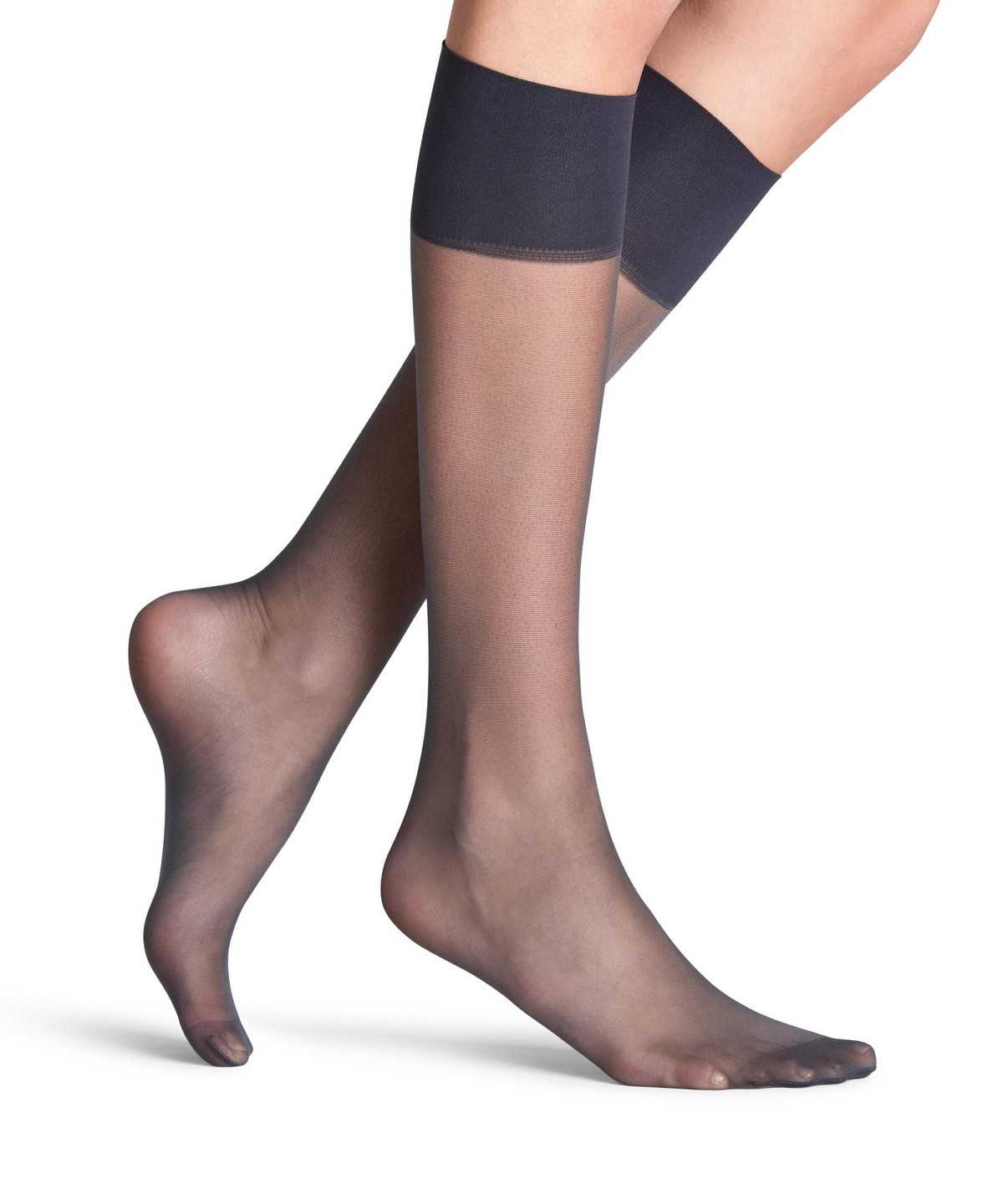 Calzini Donna Falke Pure Matt 20 DEN Knee-high Socks Grigie | KXSP10376