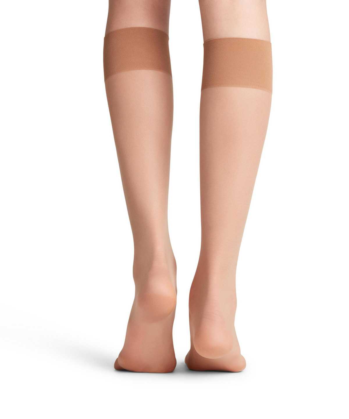 Calzini Donna Falke Pure Matt 20 DEN Knee-high Socks Beige | XEZR79316