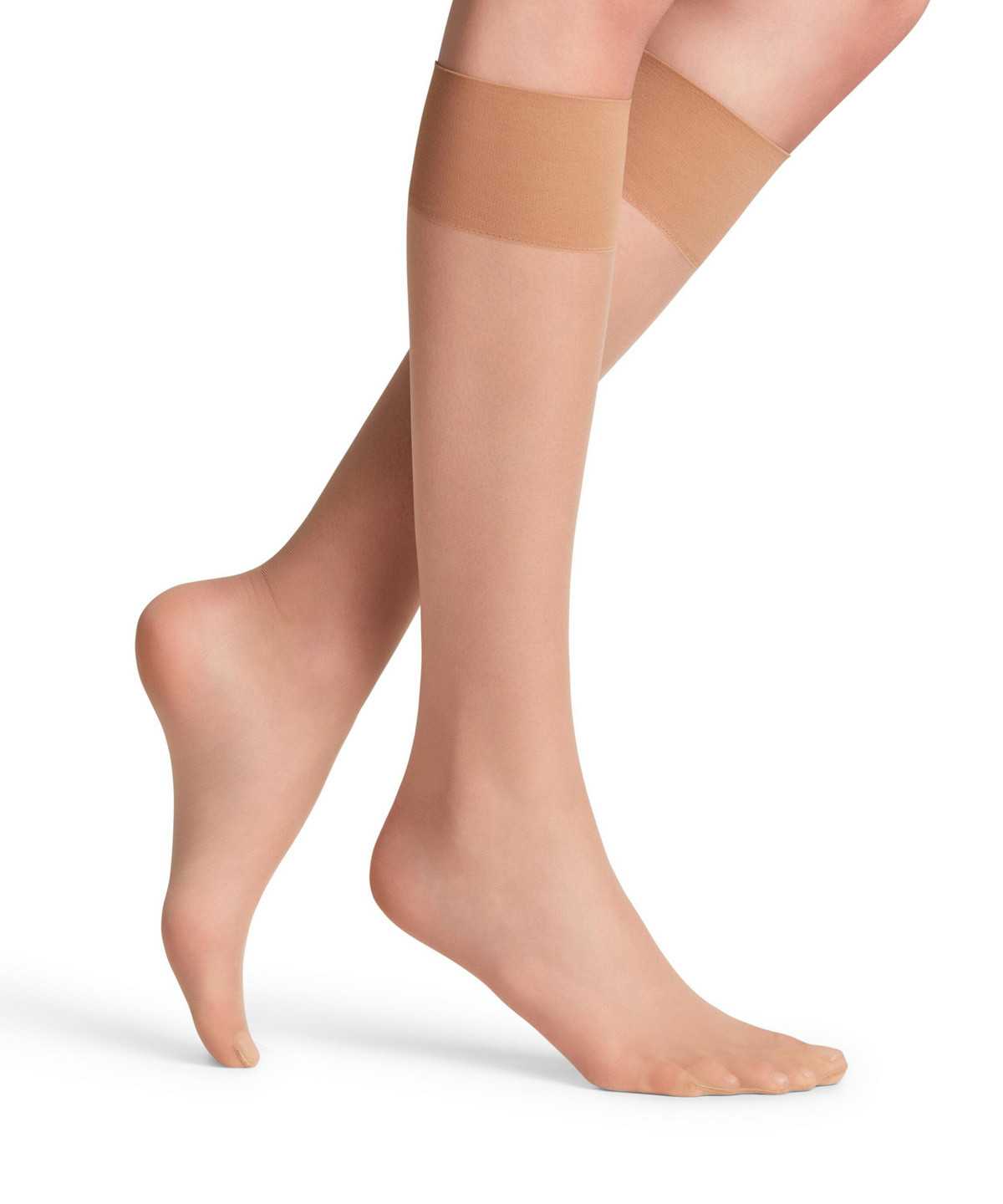 Calzini Donna Falke Pure Matt 20 DEN Knee-high Socks Beige | XEZR79316