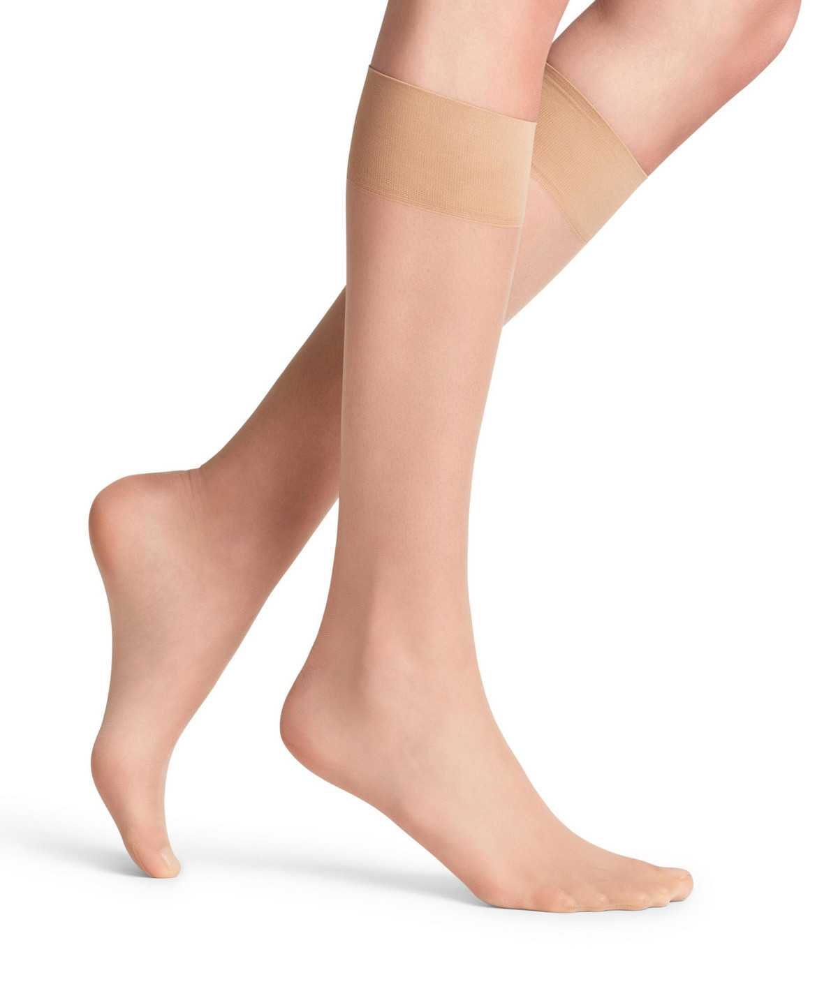 Calzini Donna Falke Pure Matt 20 DEN Knee-high Socks Beige | XHRW34502