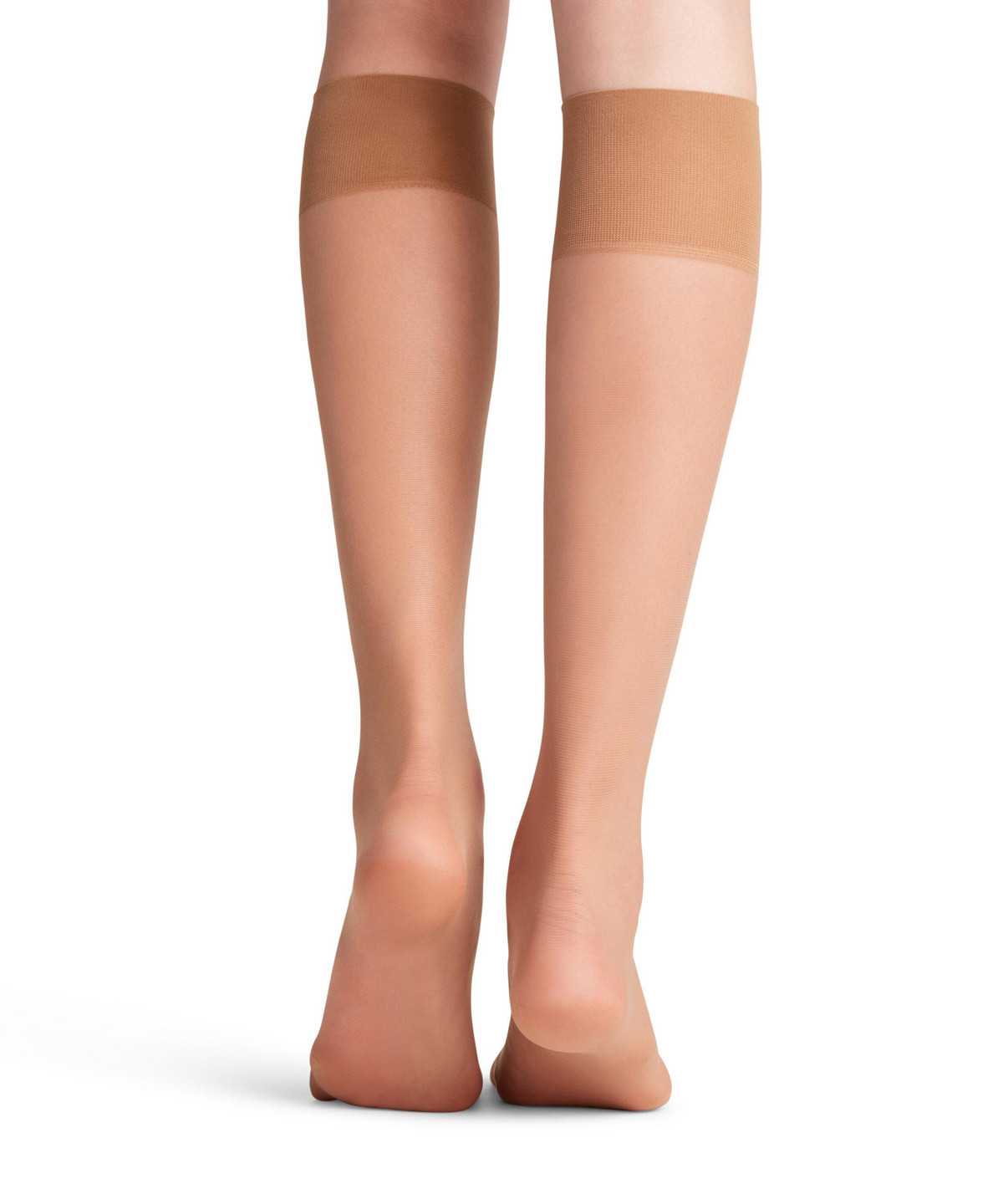 Calzini Donna Falke Pure Matt 20 DEN Knee-high Socks Beige | JMLK61385