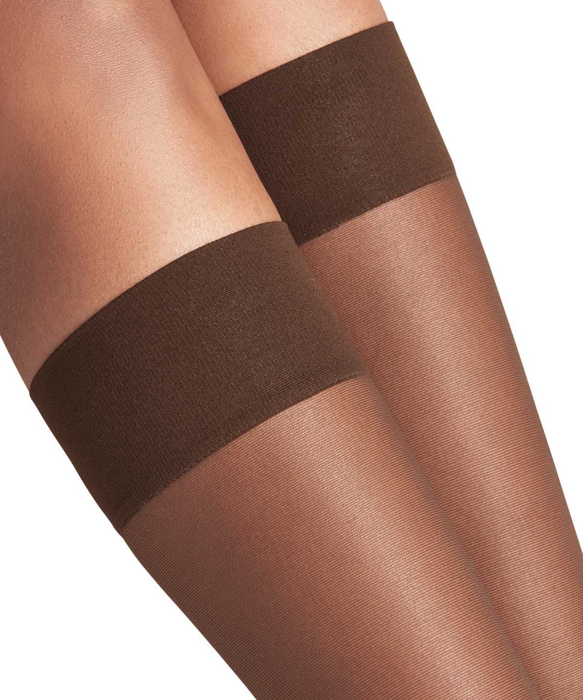 Calzini Donna Falke Pure Matt 20 DEN Knee-high Socks Marroni | KLTQ01524