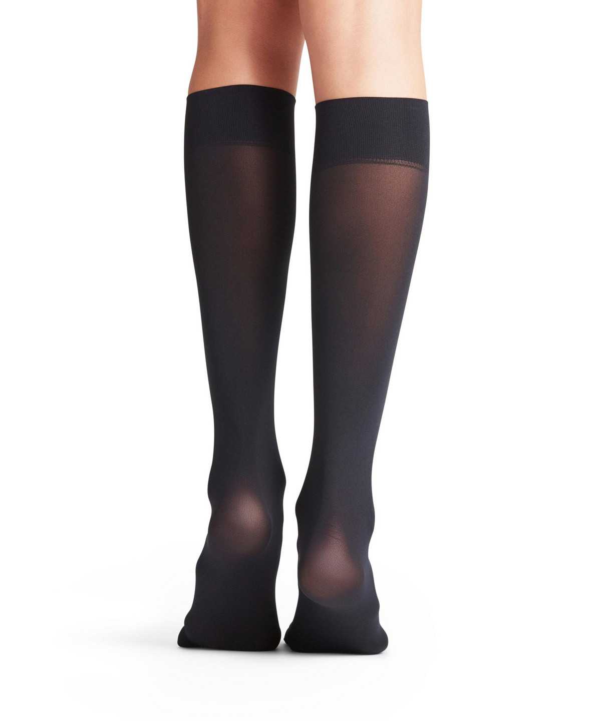 Calzini Donna Falke Pure Matt 50 DEN Knee-high Socks Blu | MCLO92160