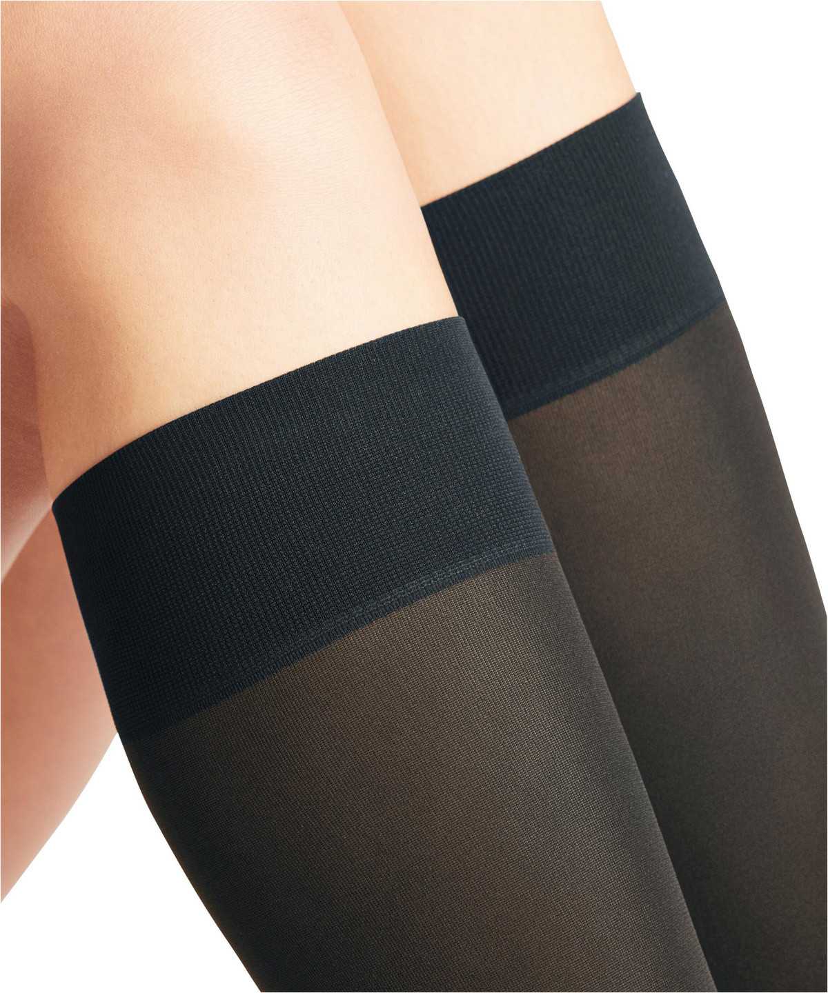 Calzini Donna Falke Pure Matt 50 DEN Knee-high Socks Grigie | KCWN61328