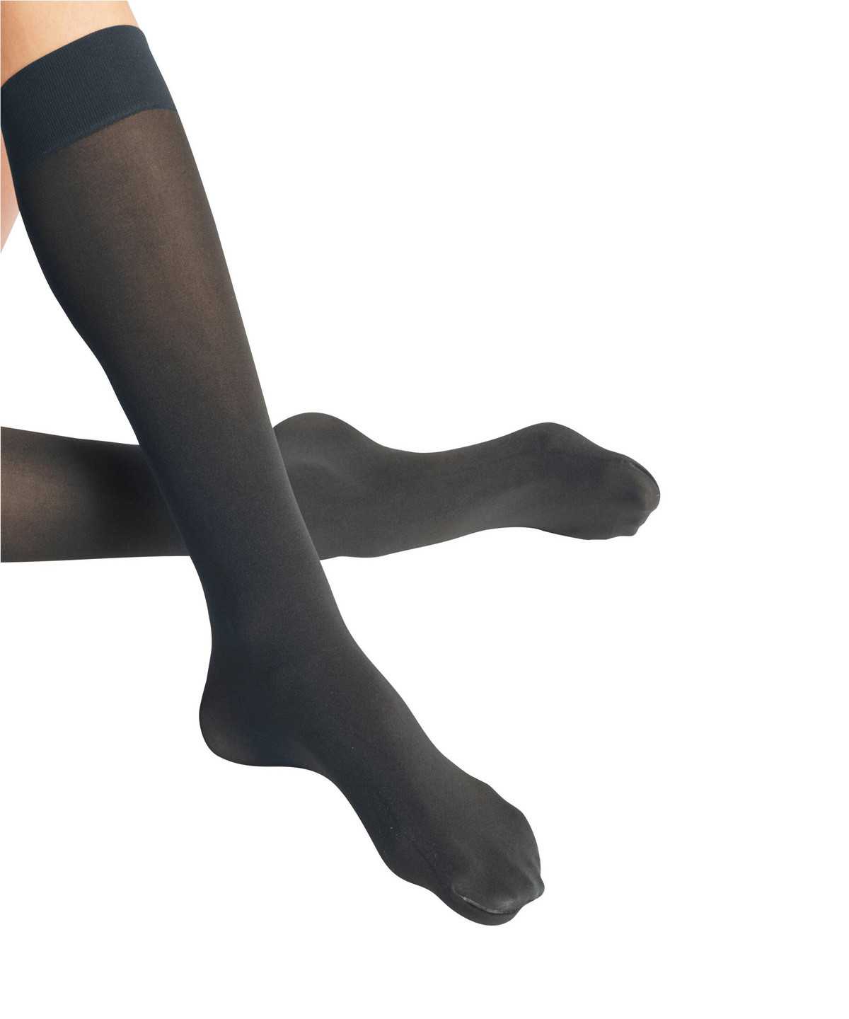 Calzini Donna Falke Pure Matt 50 DEN Knee-high Socks Grigie | KCWN61328