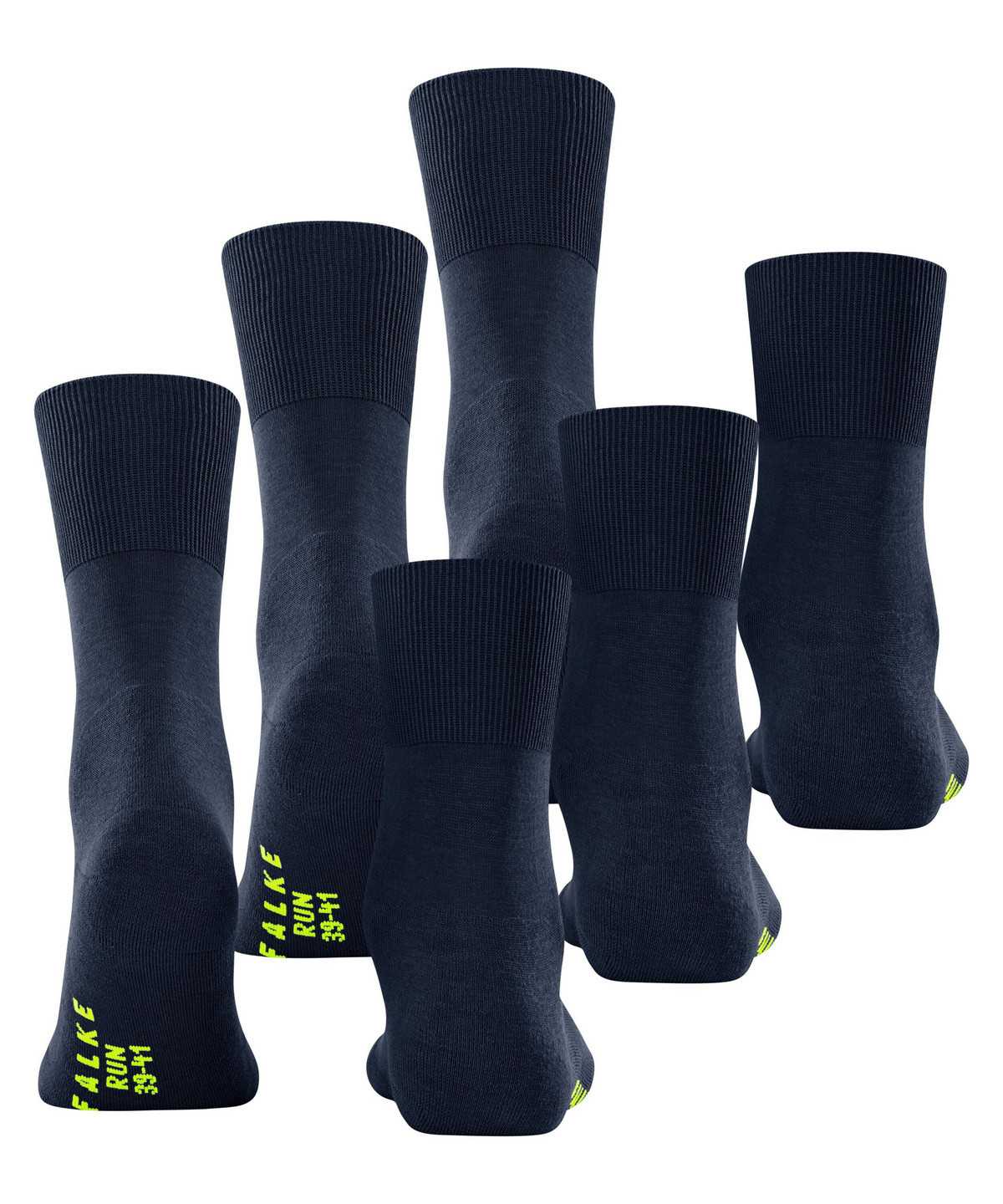 Calzini Donna Falke Run 3-Pack Socks Blu | VNMF31470