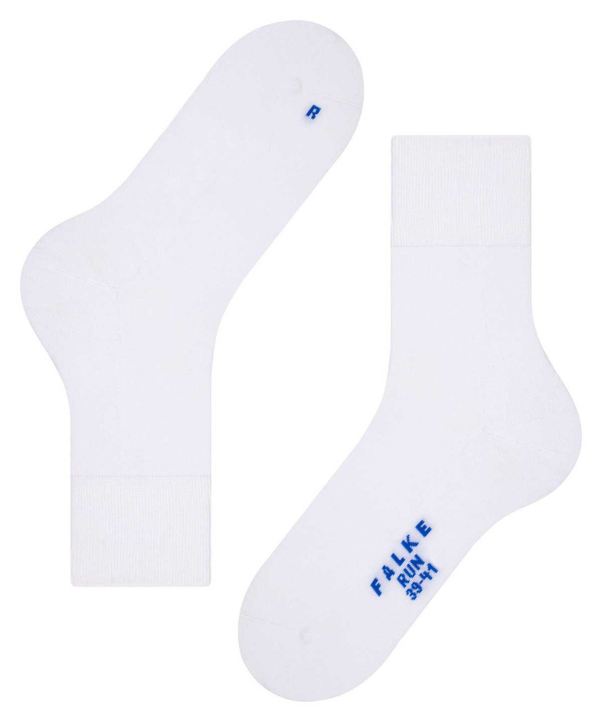 Calzini Donna Falke Run Socks Bianche | BLYN78432