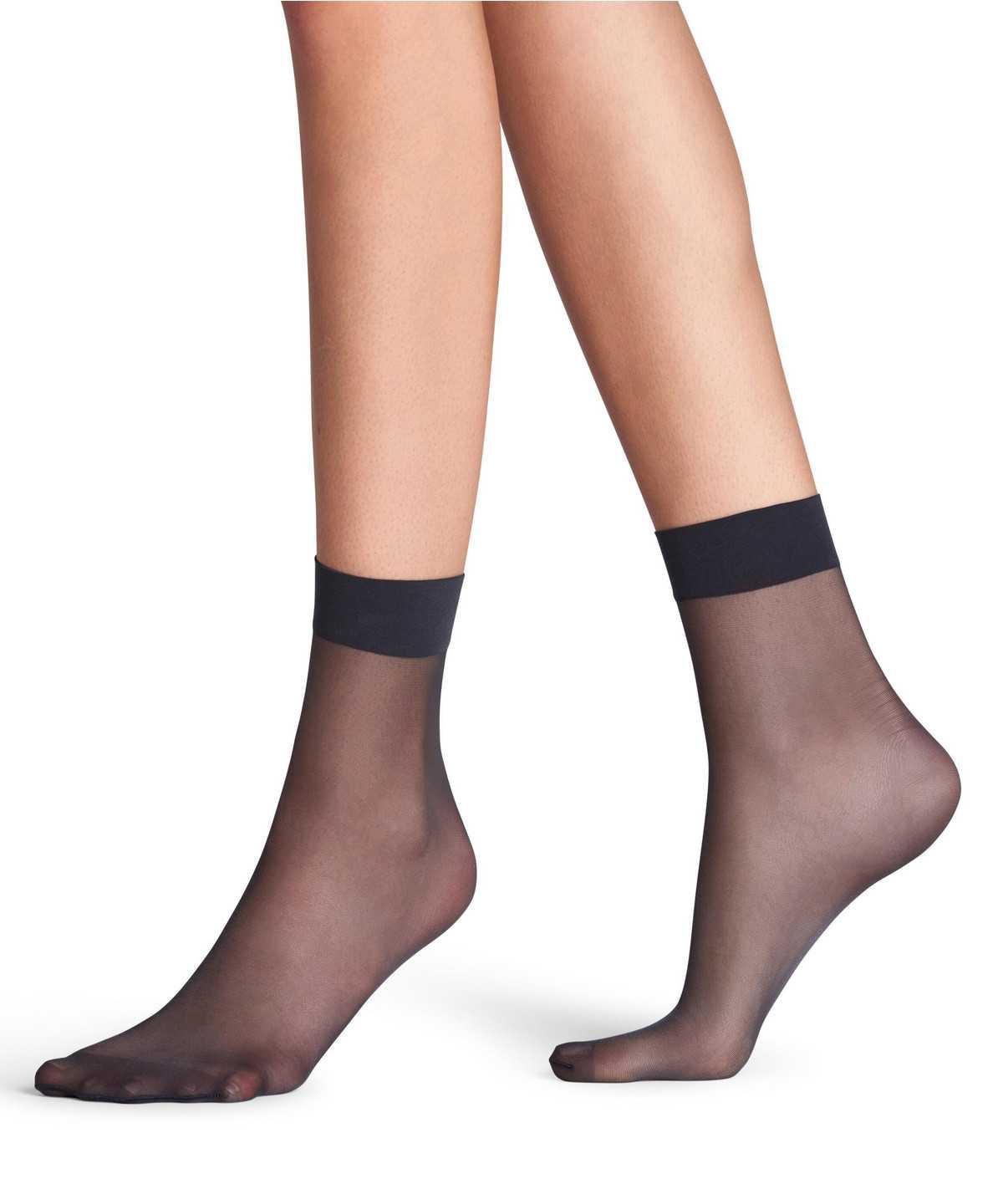 Calzini Donna Falke Seidenglatt 15 DEN Ankle socks Grigie | FQVY46817