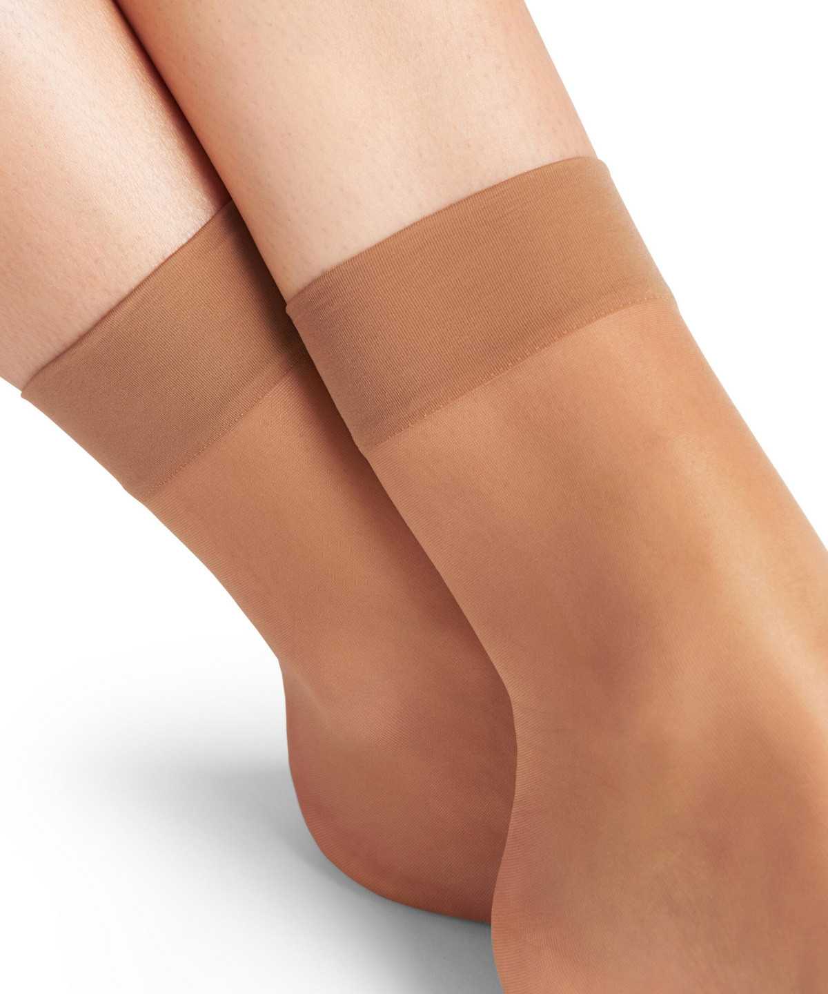 Calzini Donna Falke Seidenglatt 15 DEN Ankle socks Beige | KCVT07829