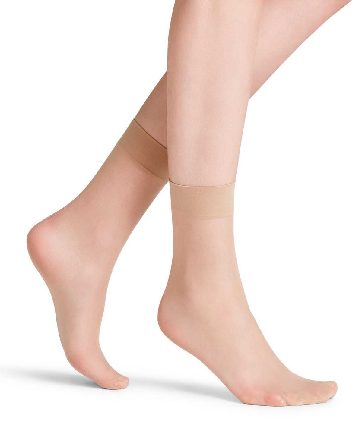 Calzini Donna Falke Seidenglatt 15 DEN Ankle socks Marroni | KOIX25804