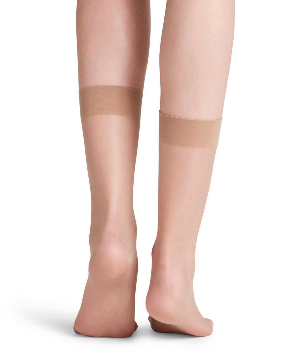 Calzini Donna Falke Seidenglatt 15 DEN Ankle socks Beige | JPCW45901