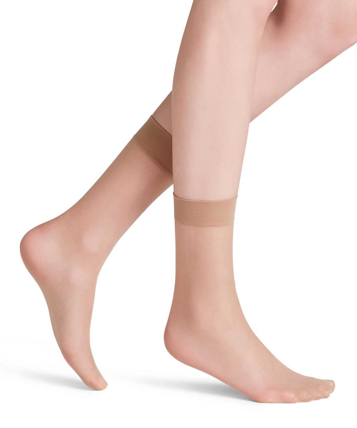 Calzini Donna Falke Seidenglatt 15 DEN Ankle socks Beige | JPCW45901