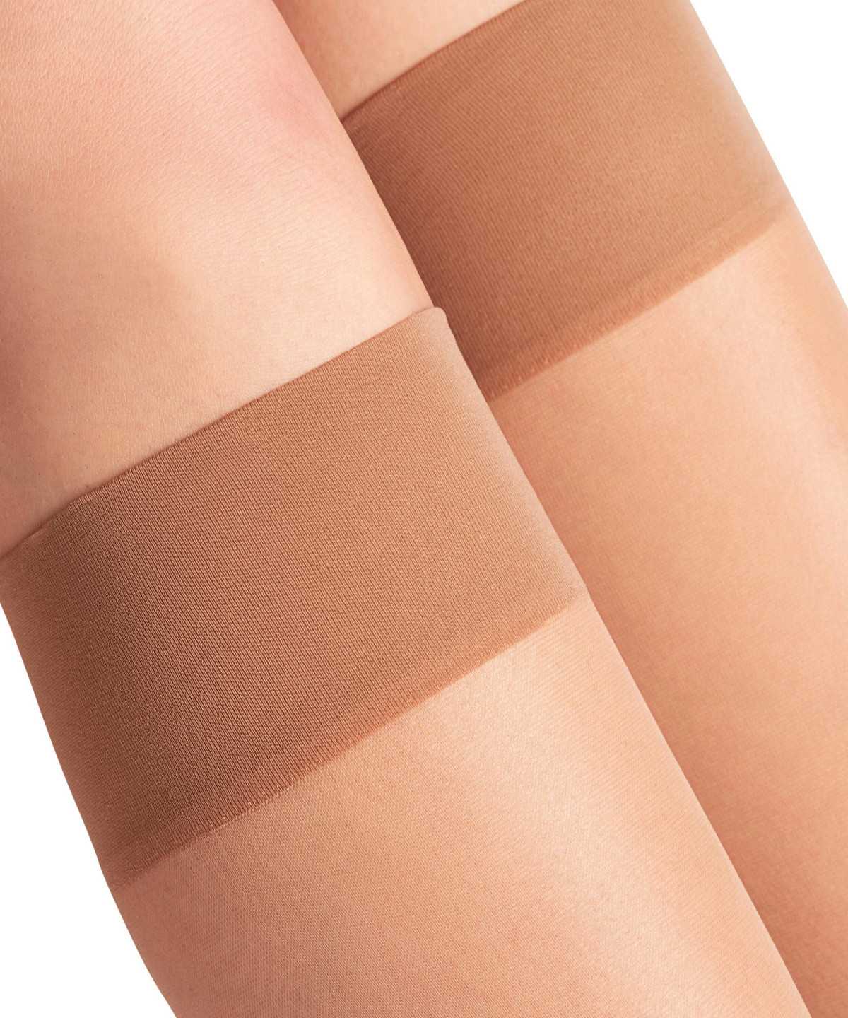 Calzini Donna Falke Seidenglatt 15 DEN Knee-high Socks Beige | QTPB27169