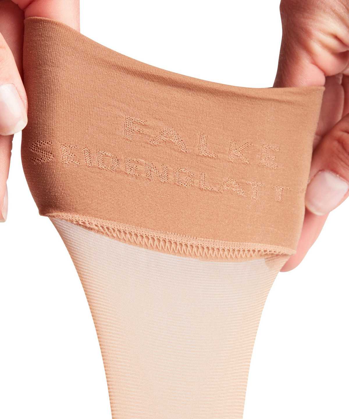 Calzini Donna Falke Seidenglatt 15 DEN Knee-high Socks Beige | QTPB27169