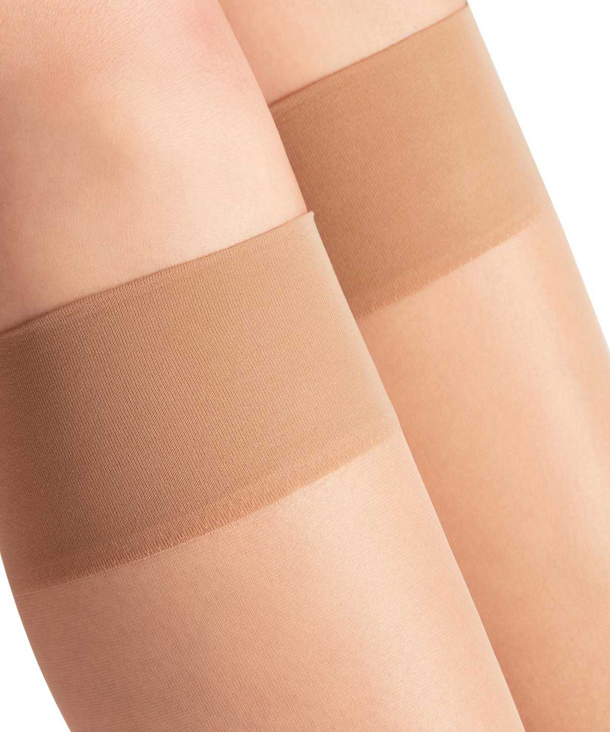 Calzini Donna Falke Seidenglatt 15 DEN Knee-high Socks Beige | TAIO43529