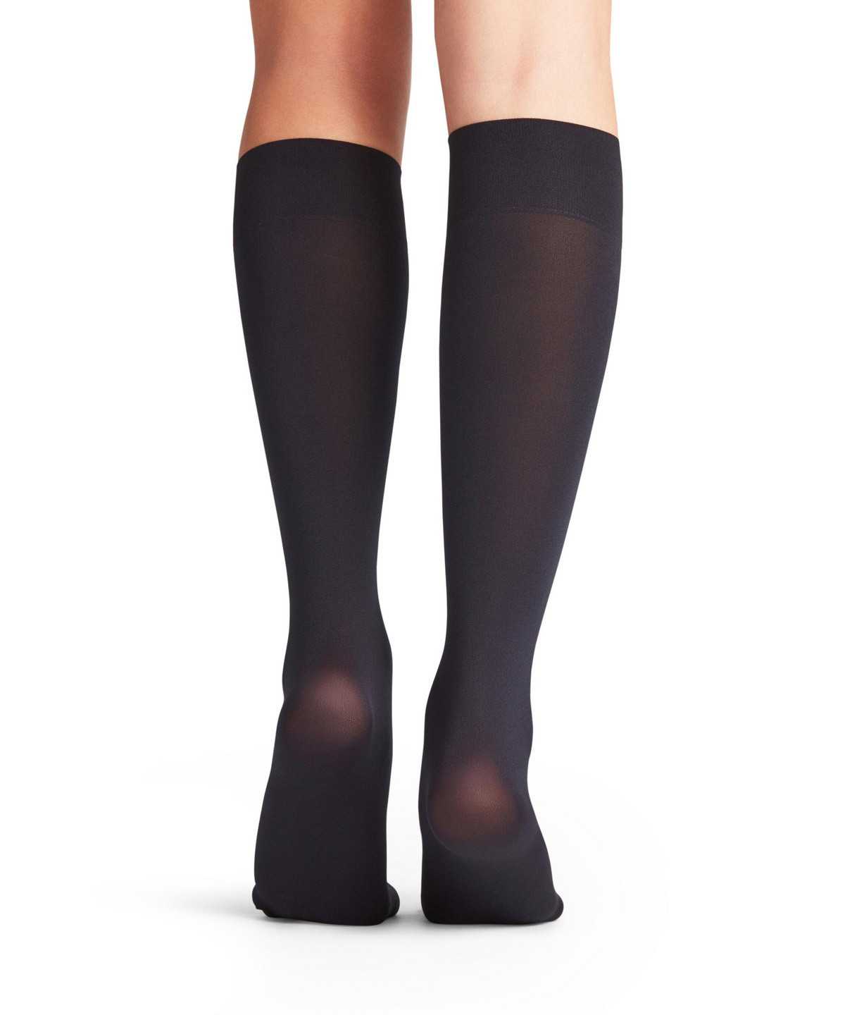 Calzini Donna Falke Seidenglatt 40 DEN Knee-high Socks Blu | ASTG73594