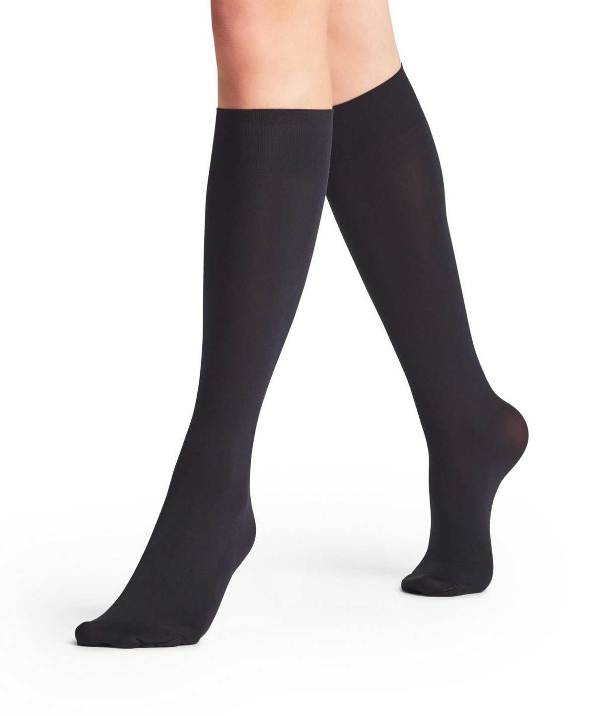 Calzini Donna Falke Seidenglatt 40 DEN Knee-high Socks Blu | ASTG73594