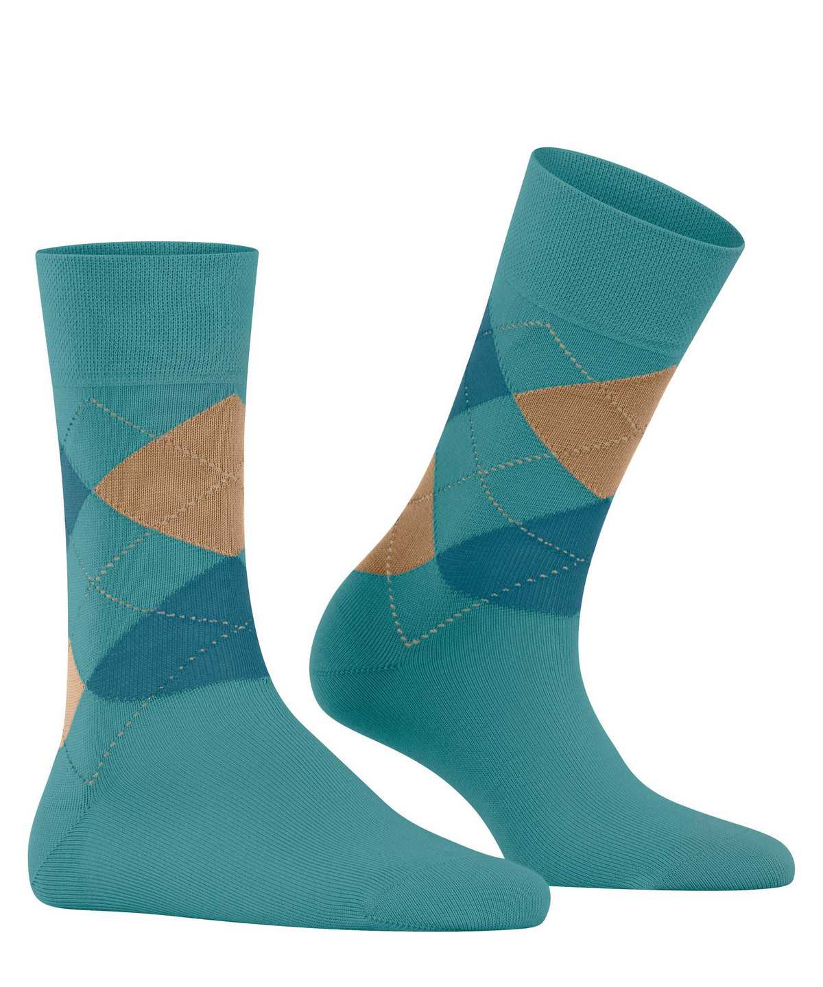 Calzini Donna Falke Sensitive Argyle Socks Blu | GOCX62143