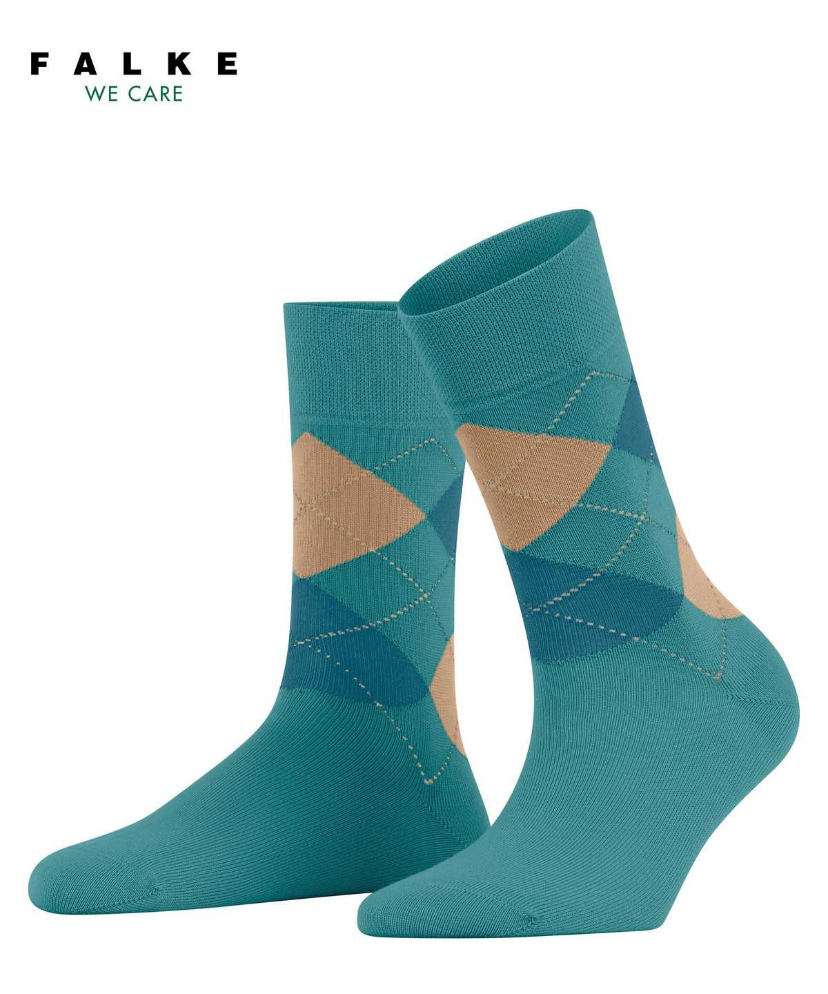 Calzini Donna Falke Sensitive Argyle Socks Blu | GOCX62143