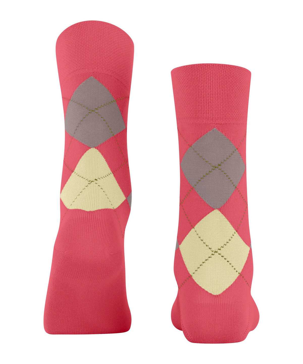 Calzini Donna Falke Sensitive Argyle Socks Rosse | AURX16789