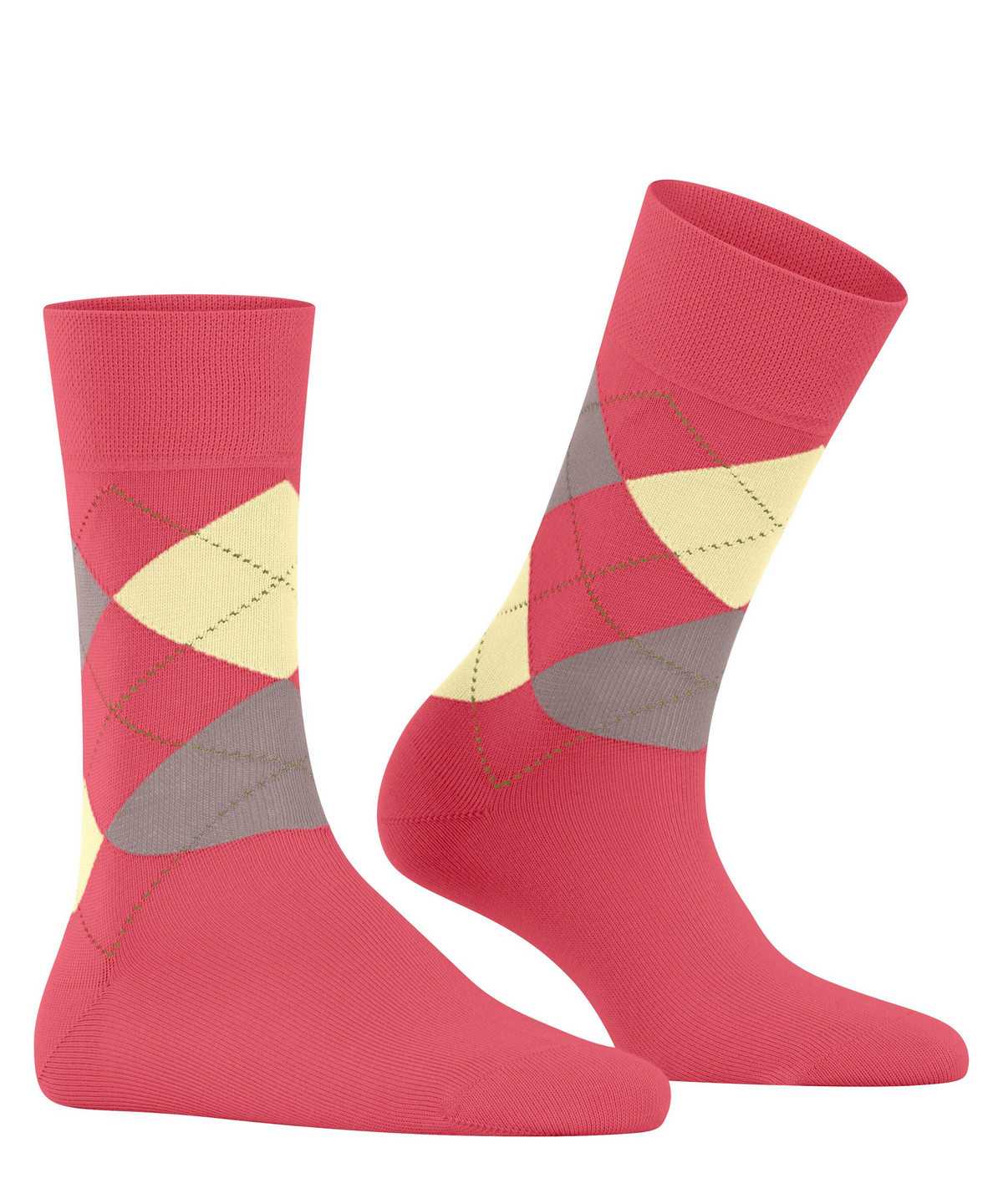 Calzini Donna Falke Sensitive Argyle Socks Rosse | AURX16789