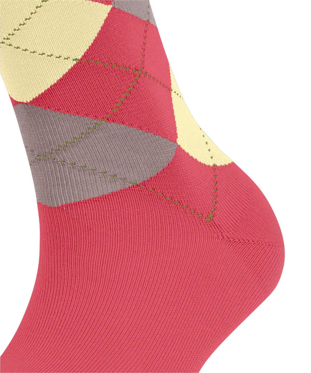 Calzini Donna Falke Sensitive Argyle Socks Rosse | AURX16789