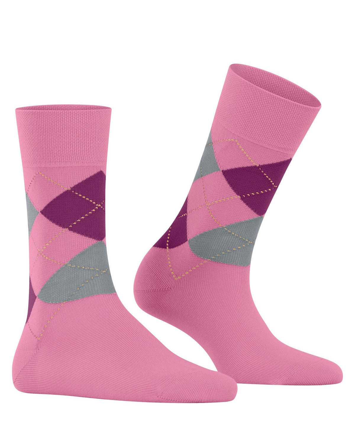 Calzini Donna Falke Sensitive Argyle Socks Rosse | KOHV57186