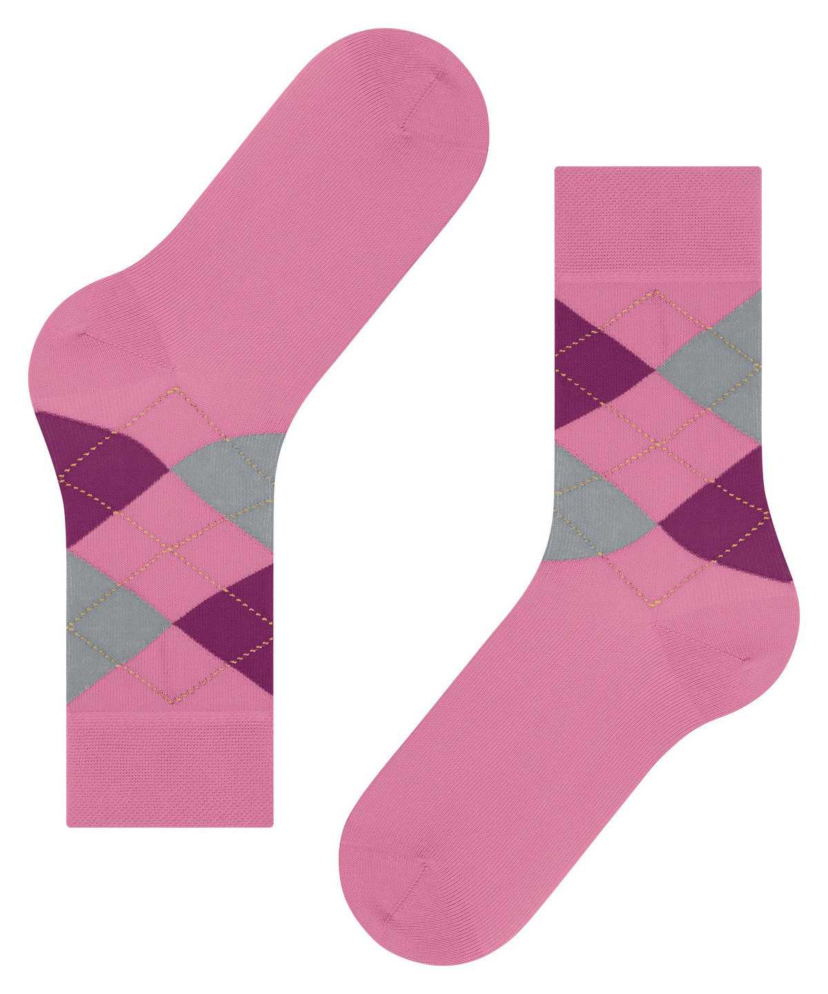 Calzini Donna Falke Sensitive Argyle Socks Rosse | KOHV57186