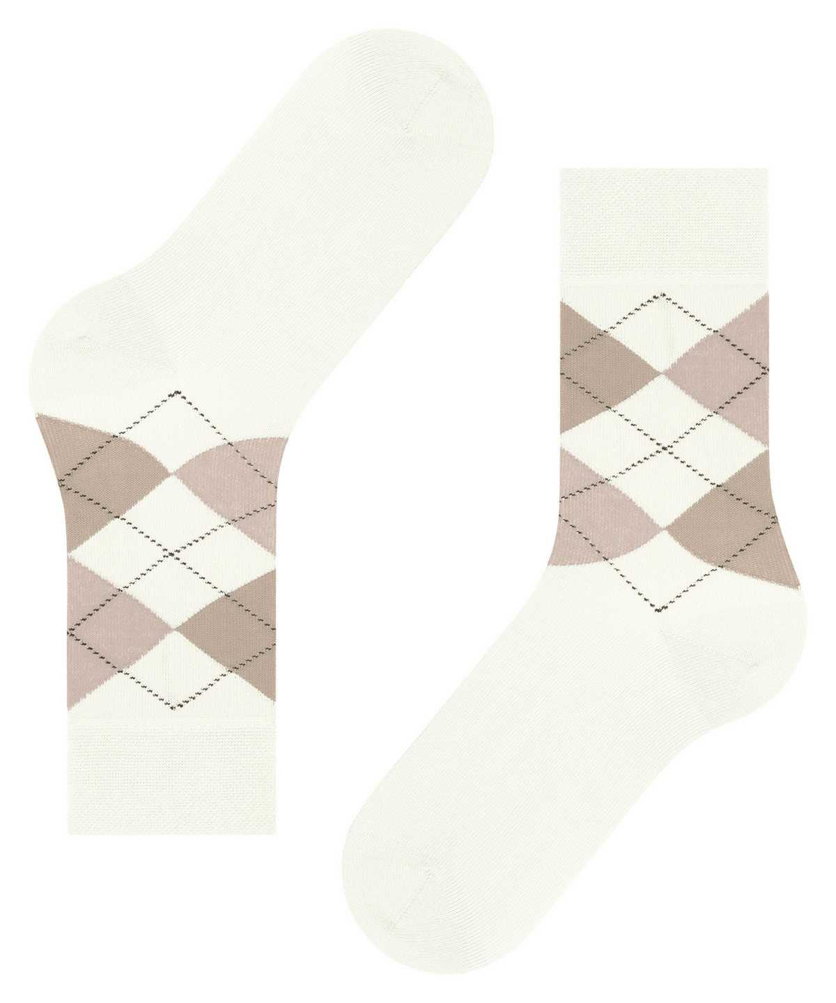 Calzini Donna Falke Sensitive Argyle Socks Bianche | SXAR27158