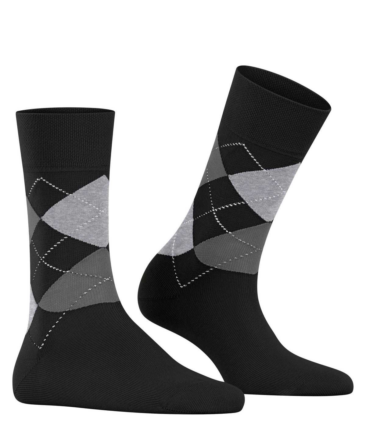 Calzini Donna Falke Sensitive Argyle Socks Nere | XWUG74203