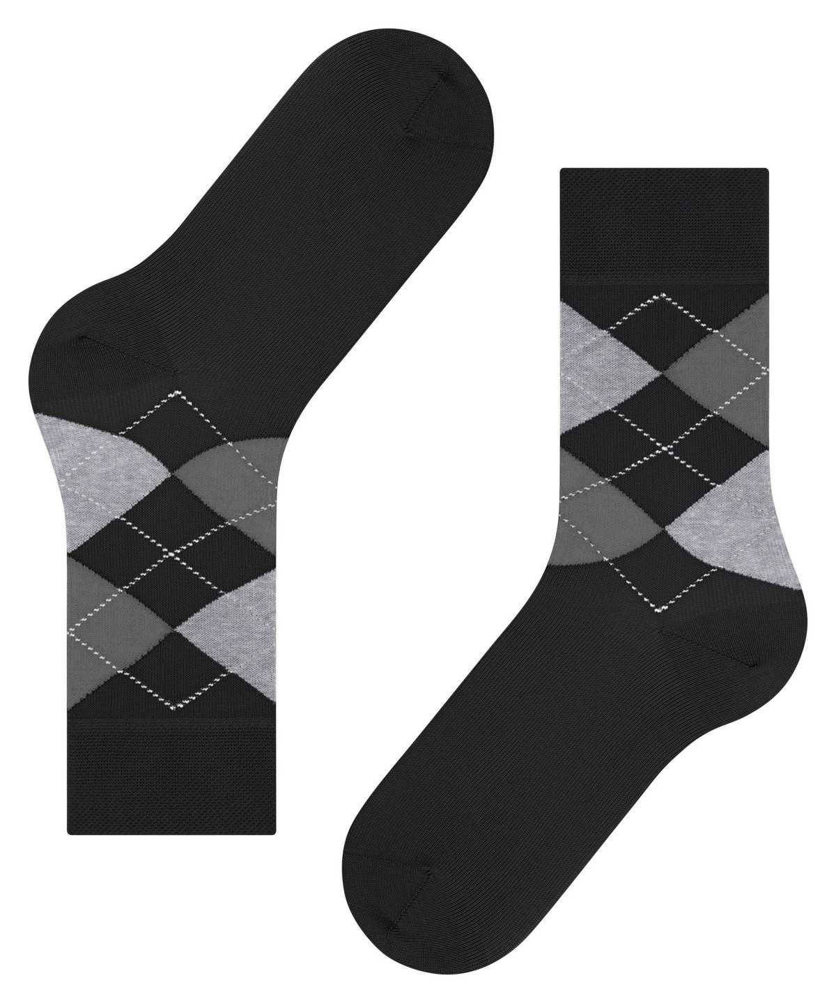 Calzini Donna Falke Sensitive Argyle Socks Nere | XWUG74203