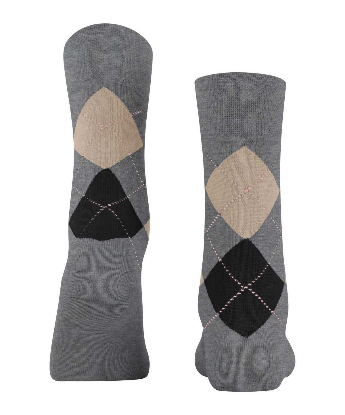 Calzini Donna Falke Sensitive Argyle Socks Grigie | FIVK56208