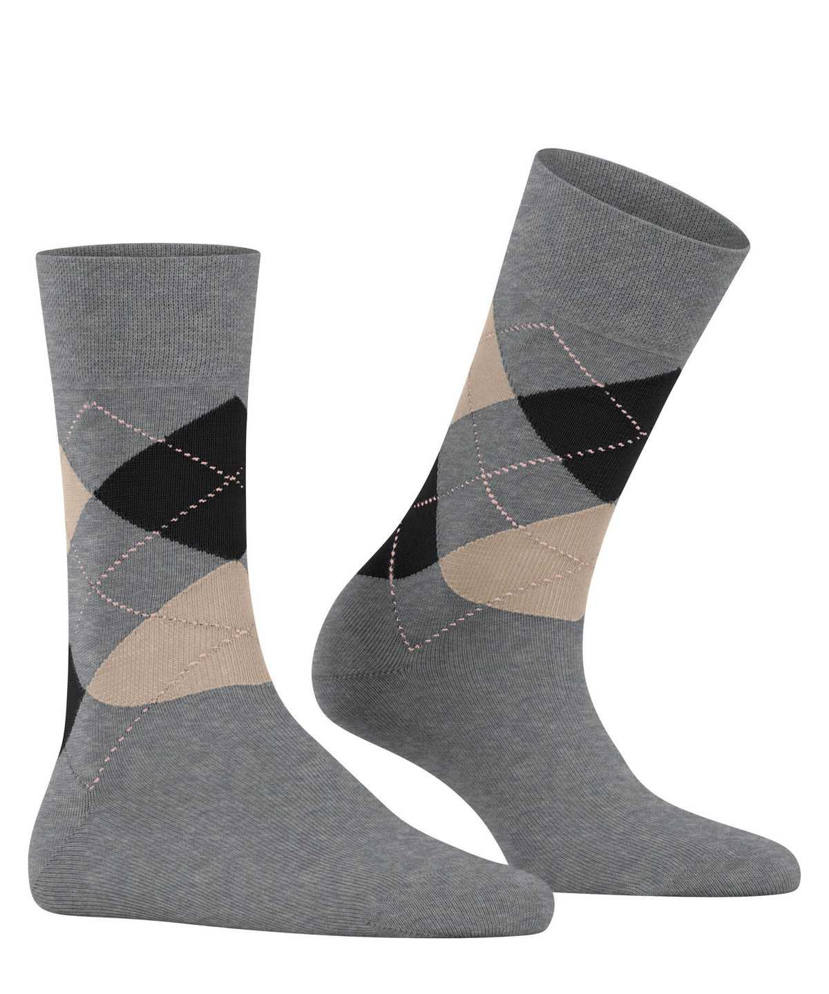 Calzini Donna Falke Sensitive Argyle Socks Grigie | FIVK56208