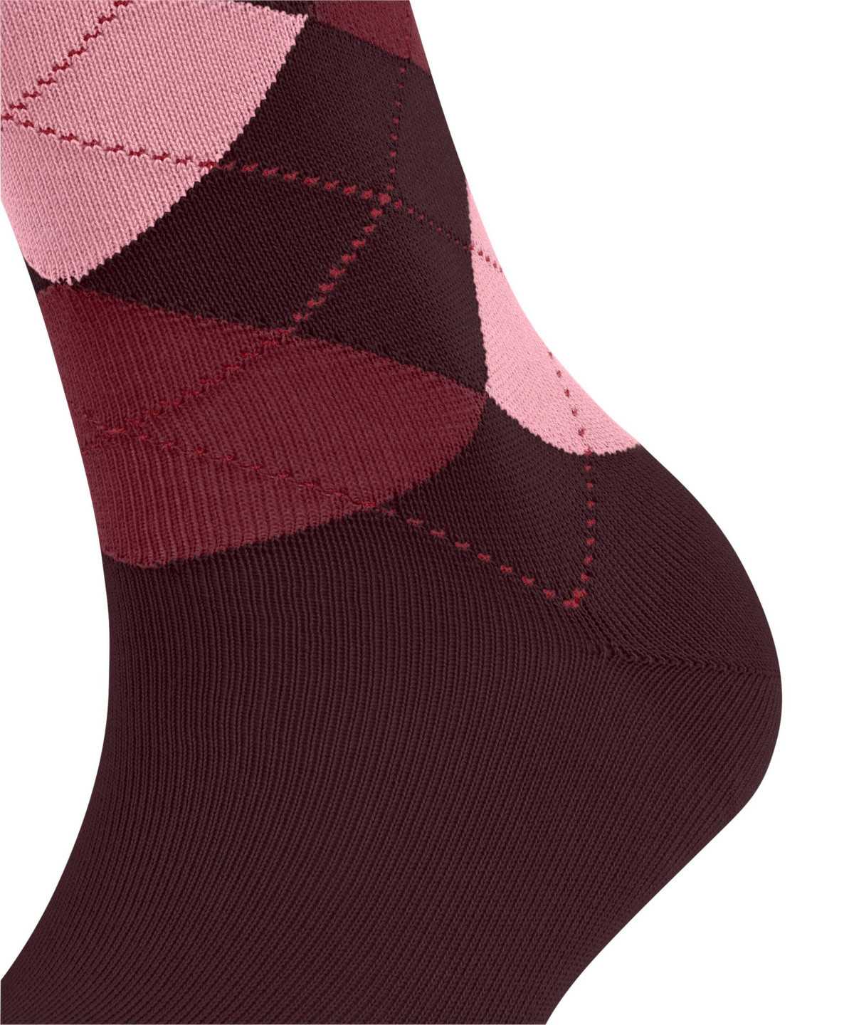 Calzini Donna Falke Sensitive Argyle Socks Rosse | JUGE51384