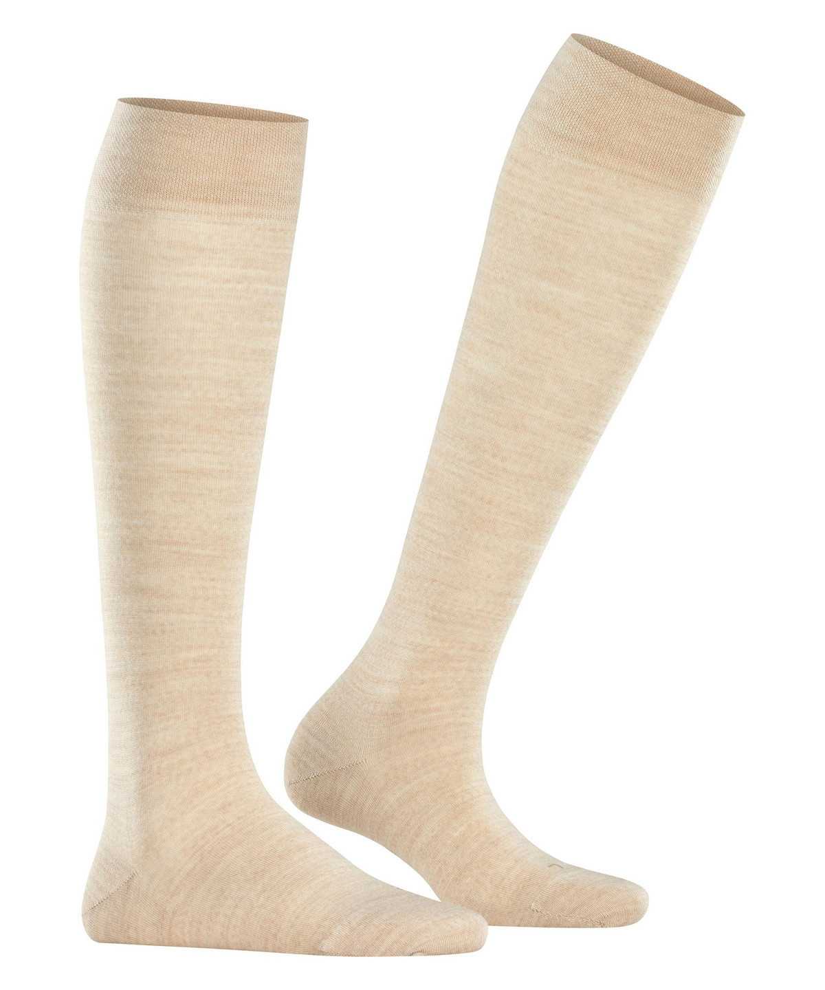 Calzini Donna Falke Sensitive Berlin Knee-high Socks Beige | LMEQ36810