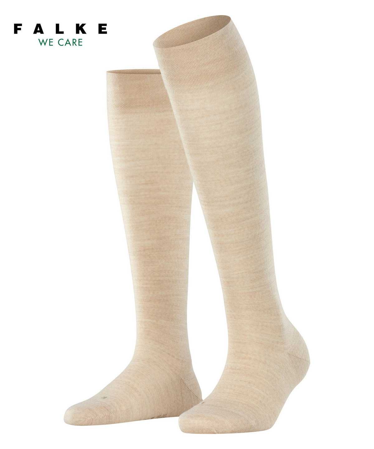 Calzini Donna Falke Sensitive Berlin Knee-high Socks Beige | LMEQ36810