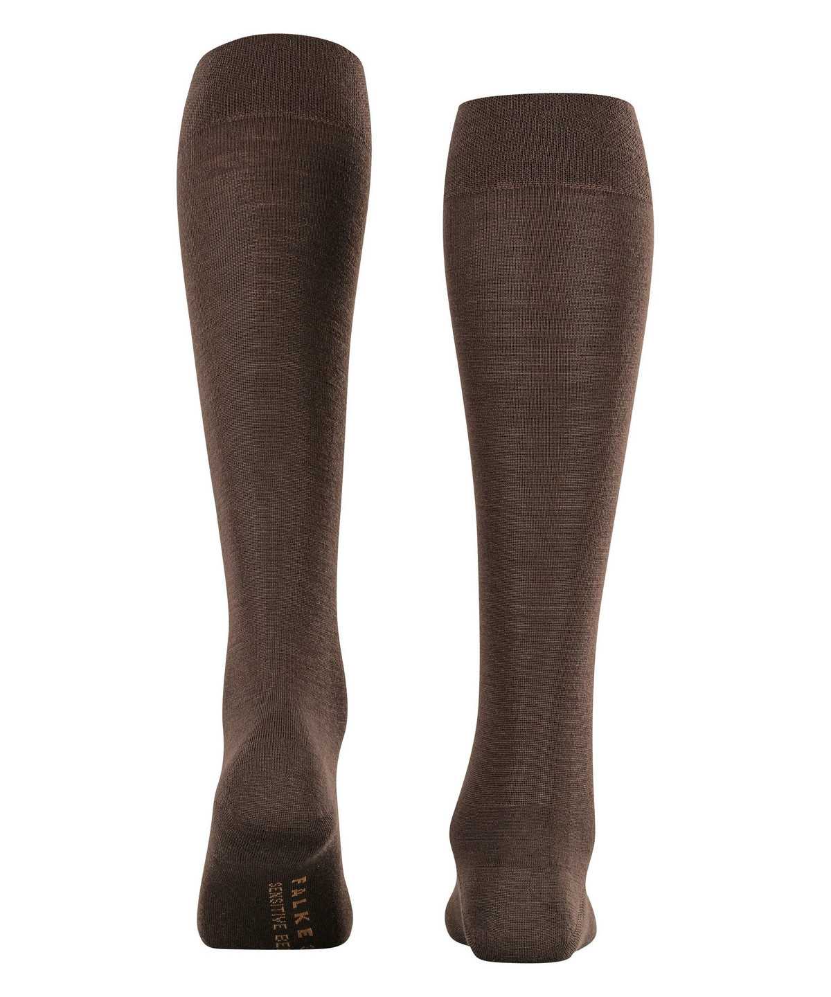 Calzini Donna Falke Sensitive Berlin Knee-high Socks Marroni | HPTQ32486