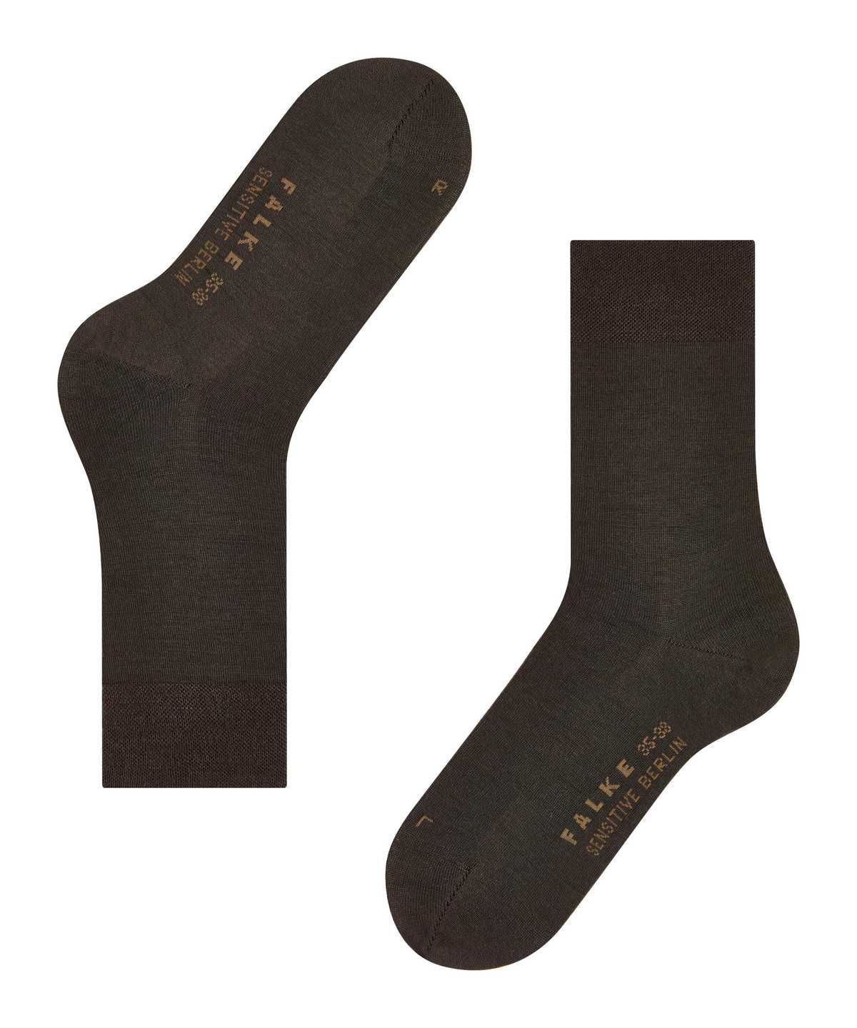 Calzini Donna Falke Sensitive Berlin Socks Marroni | RESF02786