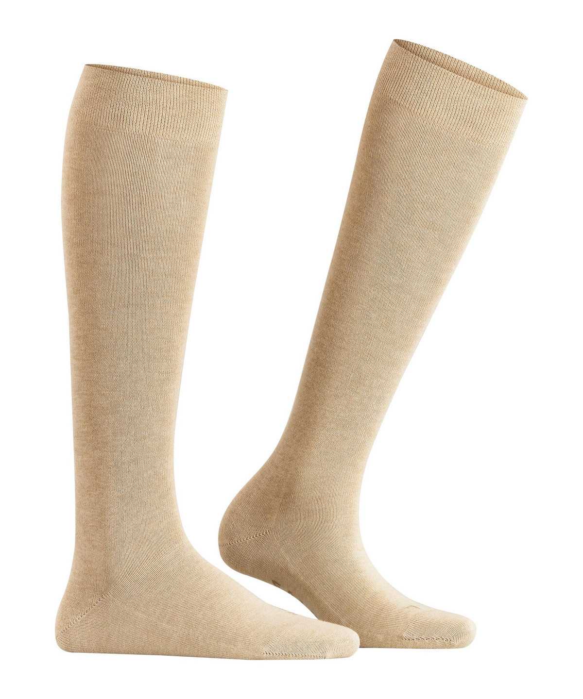 Calzini Donna Falke Sensitive London Knee-high Socks Beige | QVSC12530