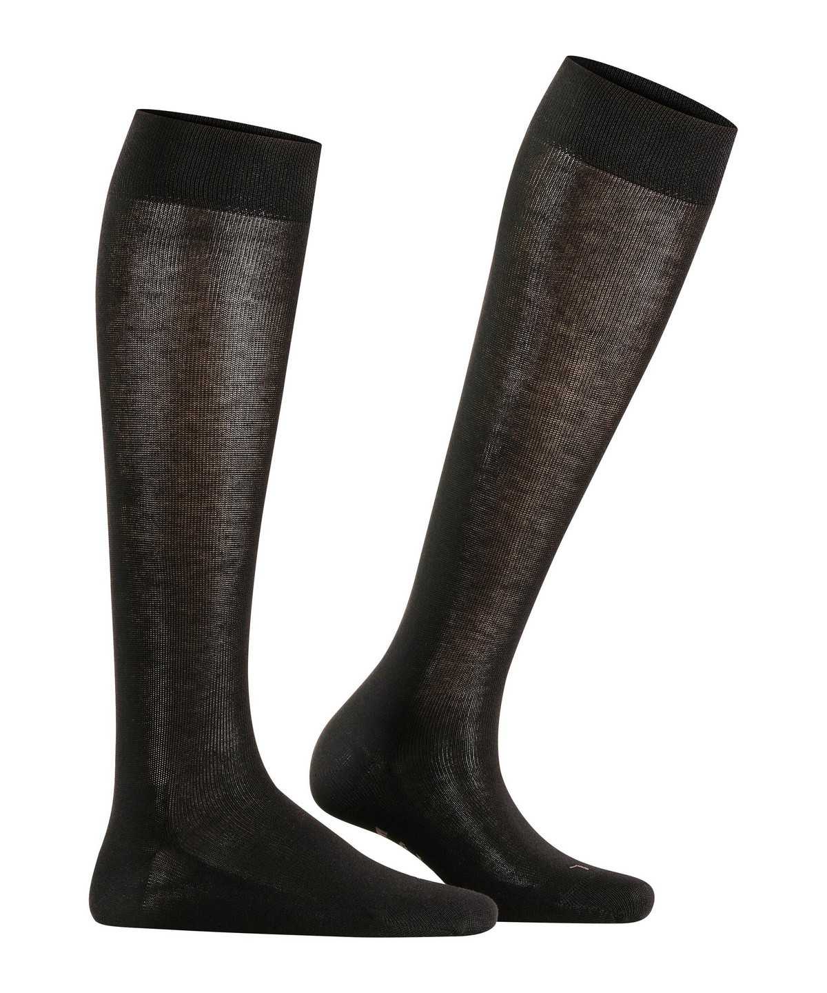 Calzini Donna Falke Sensitive London Knee-high Socks Nere | GQRC47196